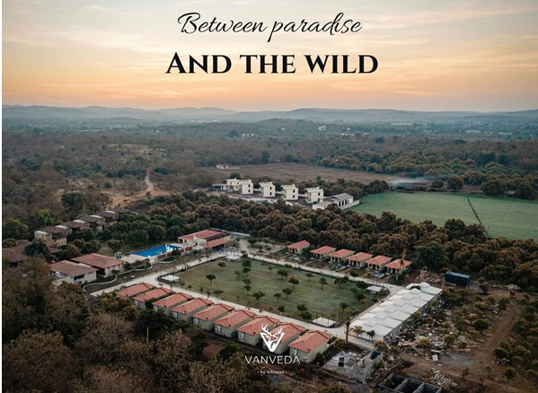 Luxury resort in Sasan Gir with jungle view